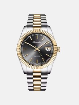 Adriatica - Men Quartz Gun Dial Analog Stainless Steel Watch A1090.2116Q