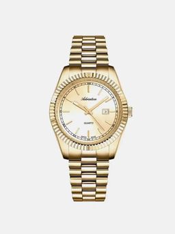Adriatica - Women Quartz Champagne Dial Analog Stainless Steel Watch A3090.1111Qxl