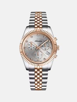 Adriatica - Women Quartz Grey Dial Chronograph Stainless Steel Watch A3809.R1R7Ch