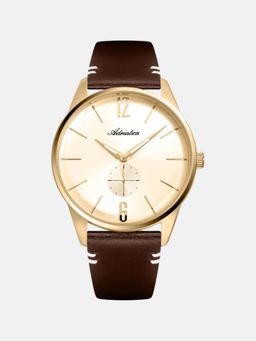 Adriatica - Men Quartz Champagne Dial Analog Leather Watch A8264.1251Xlq