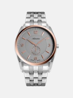 Adriatica - Men Quartz Grey Dial Analog Stainless Steel Watch A8279.R157Q
