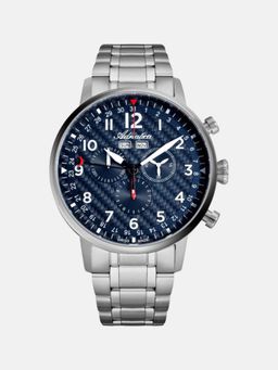 Adriatica - Men Quartz Dark Blue Dial Chronograph Stainless Steel Watch A8308.4125Ch