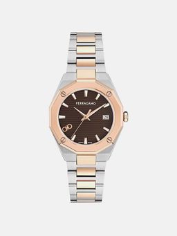 Ferragamo - Versilia Women Quartz Brown Dial Analog Steel Watch Sf3T00325