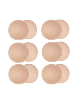 Secrets By ZeroKaata - Round Breast Enhancer Insert Bra Pads For Women (Pack of 6)