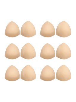 Secrets By ZeroKaata - Triangle Breast Enhancer Insert Bra Pads For Women (Pack of 6)