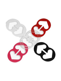 Secrets By ZeroKaata - Racer Back Bra Strap Clips For Women (Pack of 5)