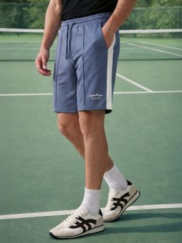 Nobero - Copenhagen Regular Fit Pure Cotton Comfort Blue Shorts