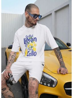 Griffel - Limoncello Oversized Cotton White T-Shirt