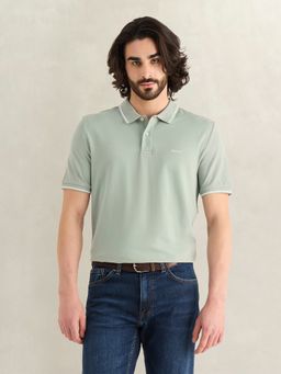 GANT - Men Grey Polo T-Shirt