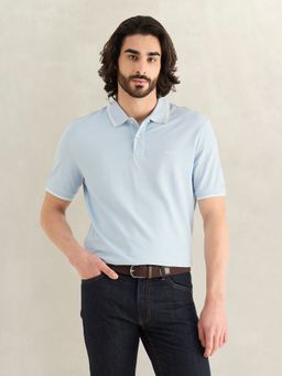 GANT - Men Sky Blue Polo T-Shirt