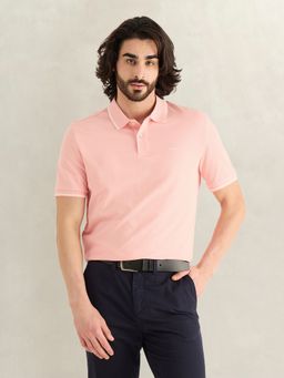 GANT - Men Pink Polo T-Shirt