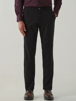 Reid & Taylor - Men Regular Fit Black Trouser