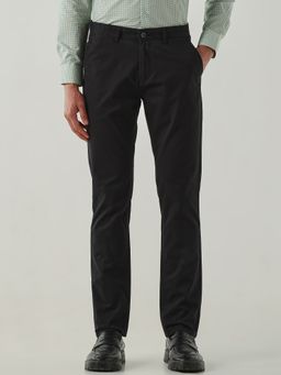 Reid & Taylor - Men Regular Fit Black Trouser