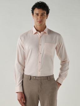 Reid & Taylor - Men Solid Pink Shirt