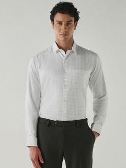 Reid & Taylor - Men Slim Fit White Shirt