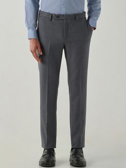 Reid & Taylor - Men Tailored Fit Grey Trouser