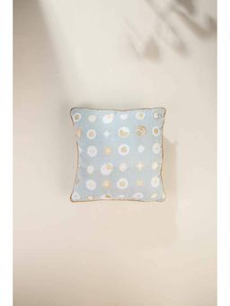Freedom Tree - Celestial Sky Cotton Lunar Gold Cushion Cover (18x18 inches)