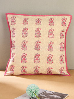 Fabindia - Multi Cotton Printed Noor Cushion Cover (16x16 inches)