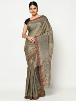 Fabindia - Silk Matka Jamdani Sari