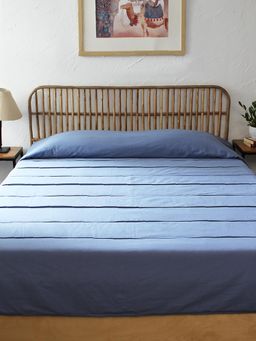 House This - Samudra 1 Double Bedcover Blue