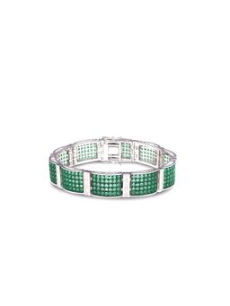 MISS JO - Green Mystic Grove Silver Bracelet