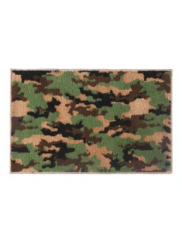 Saral Home - Khaki Door Mat Green