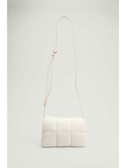 NA-KD - Duvet Look Crossbody Bag-Off-white