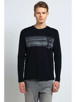 Van Heusen Innerwear - Men Athleisure Crew Neck & Long Sleeve T-Shirt - Black