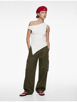 Koton - Sleeveless Top - White