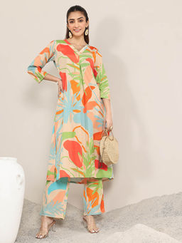 Libas - Women Multi-Color Printed Tunic with Pant