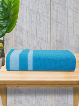 Athom Living - Premium Cotton Large Bath Towel Blue