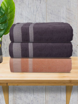 Athom Living - Premium Cotton Large Bath Towel Multi-Color (Pack of 3)