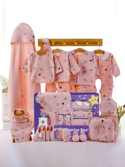 Little Surprise Box - - 21 Pcs Newly Born Baby Girl, Boy Gift Hamper (Peach) (0-6 Months)
