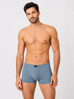 Tom Burg - Antibacterial Odor-Free Solid Cotton Lycra Teal Trunk