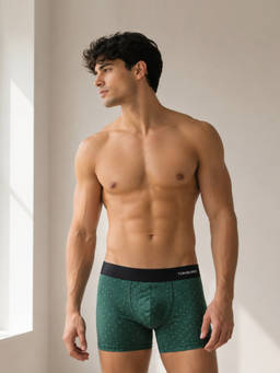 Tom Burg - Antibacterial Odor-Free Printed Micro Modal Green Trunk