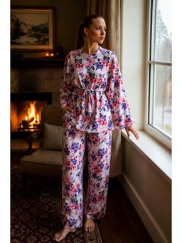 Private Lives - Satin Vogue Top and Pyjama