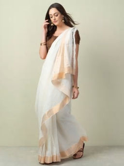 Fabindia - Cotton Mangalgiri Woven Sari