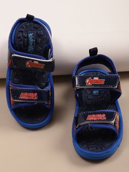 Kidsville - Official Avengers Printed Blue Sandals for Boys