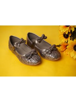 BOYZ N GALZ - Girls Silver Embellished Ballerina