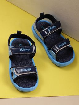 Kidsville - Official Frozen Printed Sky Blue Sandals for Girls