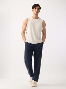 The Souled Store - Oversized Midnight Navy Blue Men Trackpant