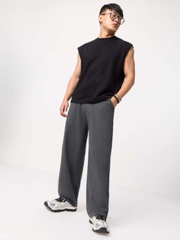 The Souled Store - Korean Dark Ash Men Trackpant
