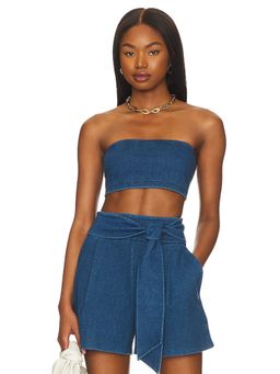 Susana Monaco - Stretch Denim Micro Tube Top