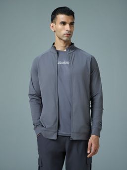 Technosport - Men's Blue Slim Fit Sports Jacket