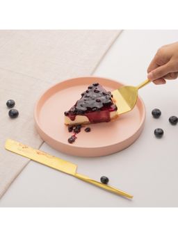 Haus & Kinder - Cake Server Rose Gold Cake Serving Set Pizza Slicer Size