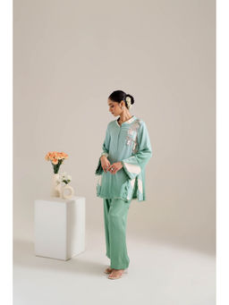 Siyona by Ankurita - Green Chameli Co-Ord (Set of 2)