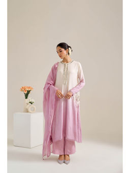 Siyona by Ankurita - Lavender Ansonia Kurta with Pant and Dupatta (Set of 3)