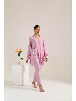 Siyona by Ankurita - Lavender Ankuri Kurta with Pant (Set of 2)