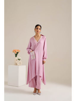 Siyona by Ankurita - Lavender Ankuri Kurta with Pant (Set of 2)