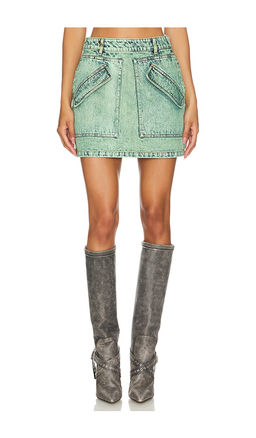 AKNVAS - Denim Cherry Skirt